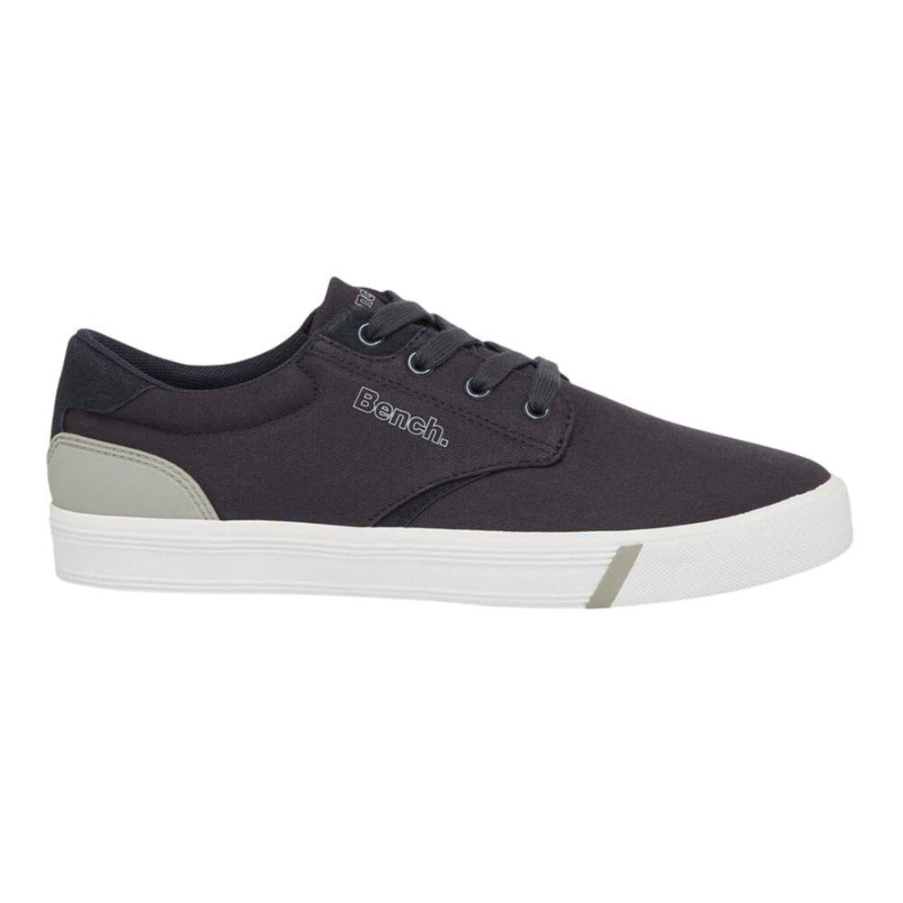 Bench Mens Briscoe Canvas Flat Sneakers / Navy